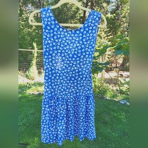 South Beach Vintage 80's Cotton Blend Dress M